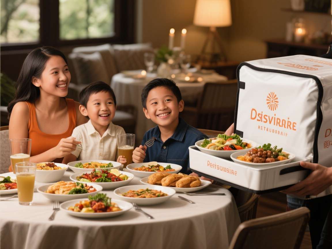Food delivery boxes for home events