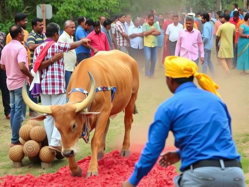 Modern Bull Rampage event with safety measures