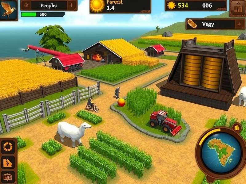 Grain Gathering Warriors resource management interface