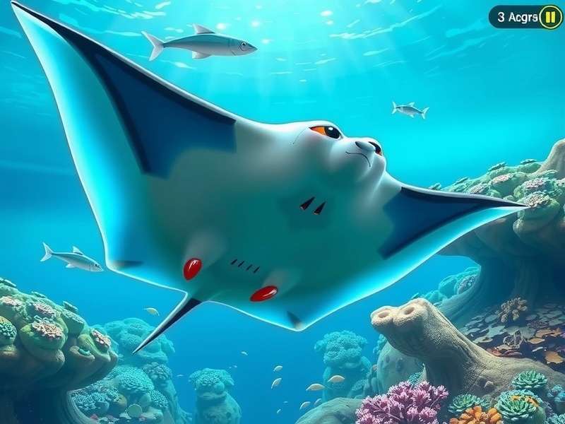 Manta Mania coral reef during daytime