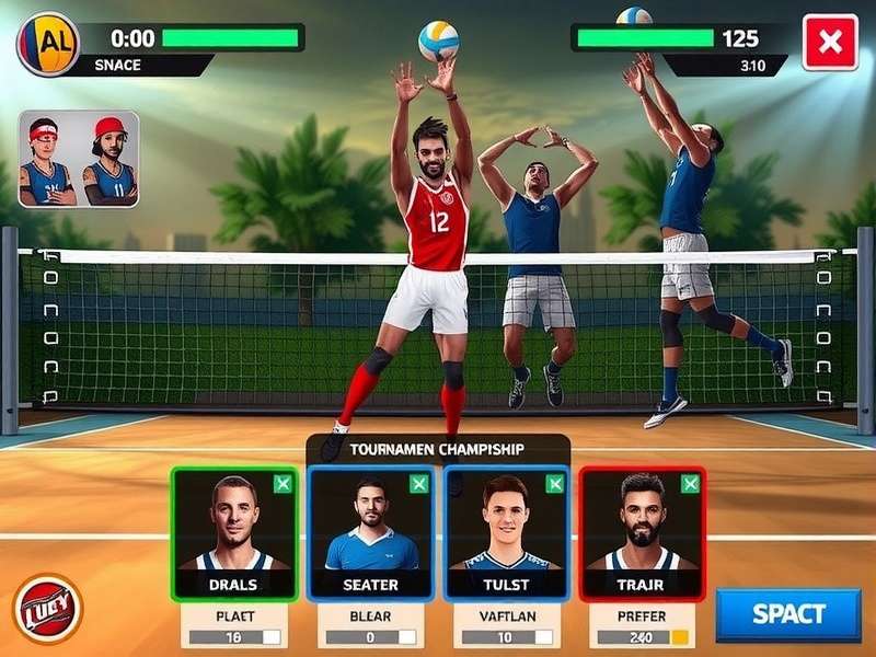 Volley Power Play tournament championship scene