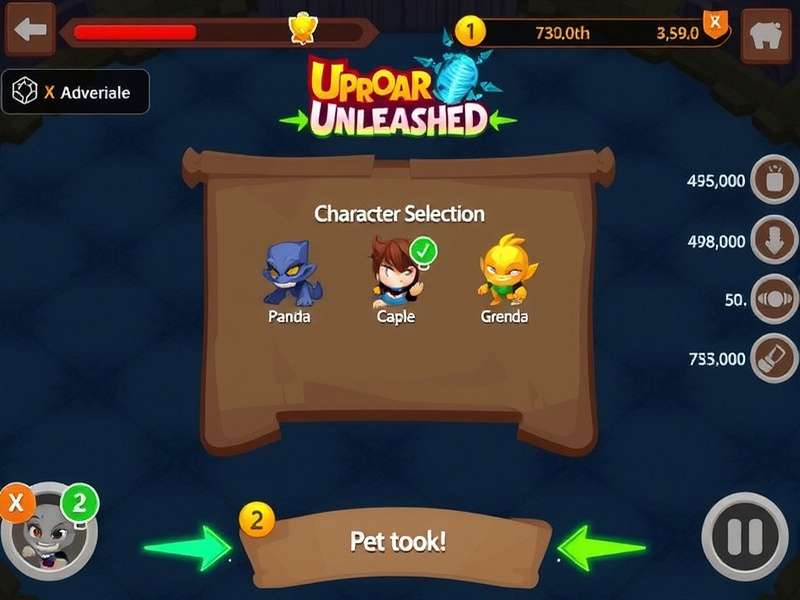 Undersea Uproar Unleashed Character Selection