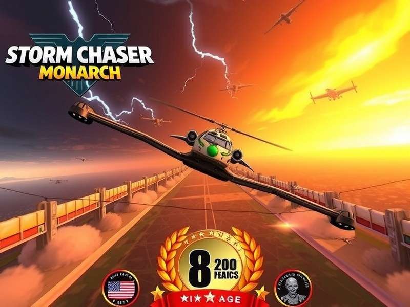 Storm Chaser Monarch gameplay screenshot showing storm chasing action