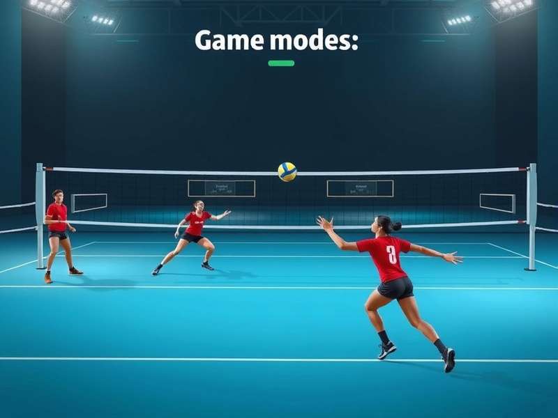 Agra Volley Prodigy game modes selection screen