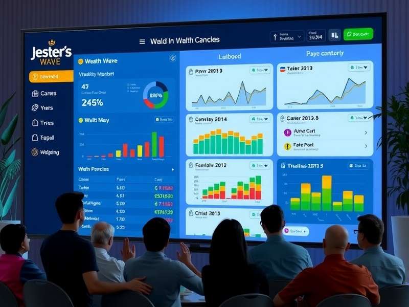 Jester S Wealth Wave strategy dashboard showing investment performance metrics