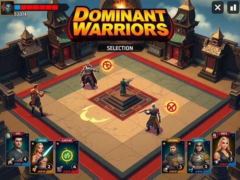 Dominant Warriors team strategy map layout