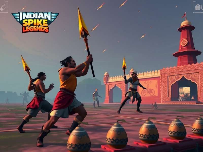 Indian Spike Legends development team working on game design