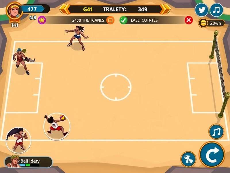 Mahal Volley Heroes character customization screen