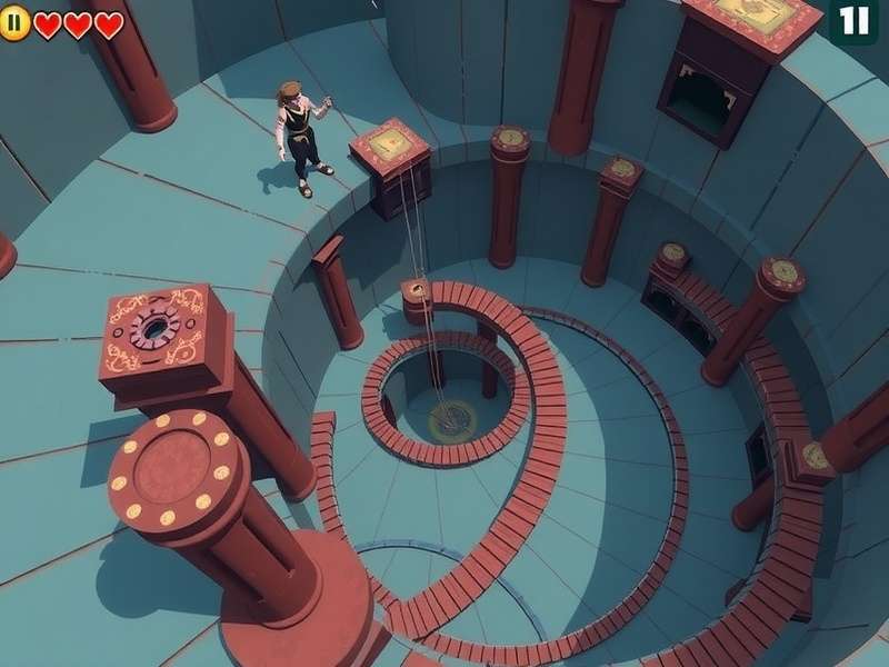 Jumping Spiral India gameplay screenshot showing spiral pathways