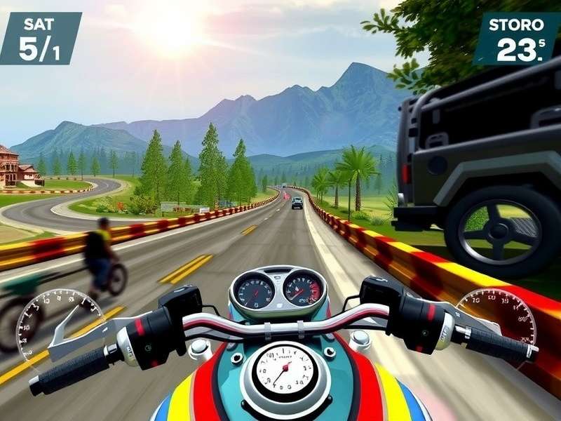 Baroda Speed Champion mountain track with scenic views