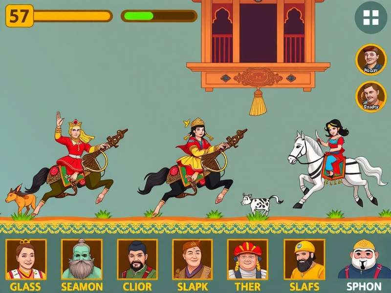 Cultural Elements in Gleeful Gallop Gleeful Gallop cultural elements and traditional designs