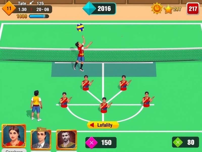 Mahal Volley Heroes strategy formation diagram