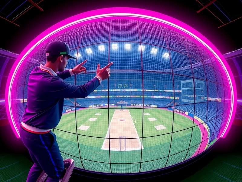 VR Cricket Fielding Titan training module