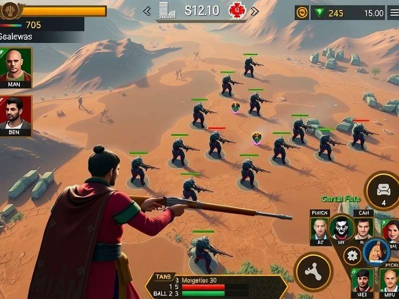 Maratha Elite Force strategy map showing troop movements