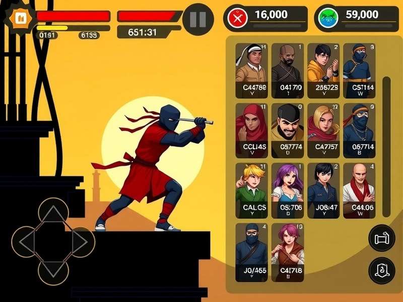 Mumbai Ping Ninja Gameplay Mumbai Ping Ninja gameplay screenshot showing character in action