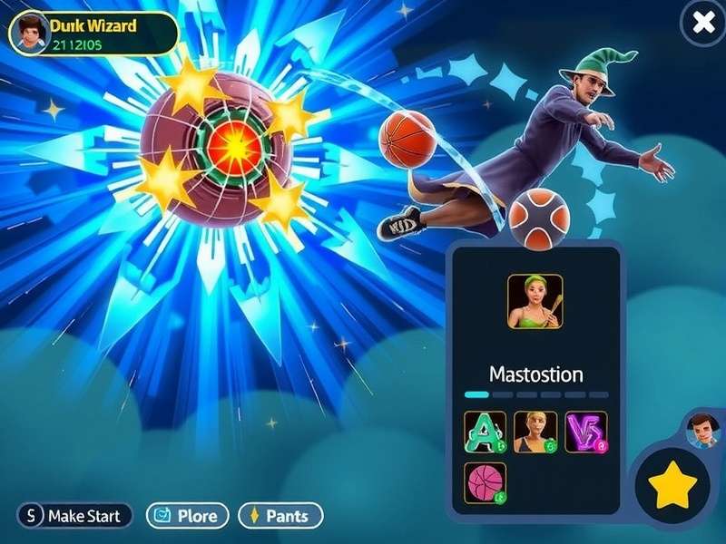 Dunk Wizard spell casting interface