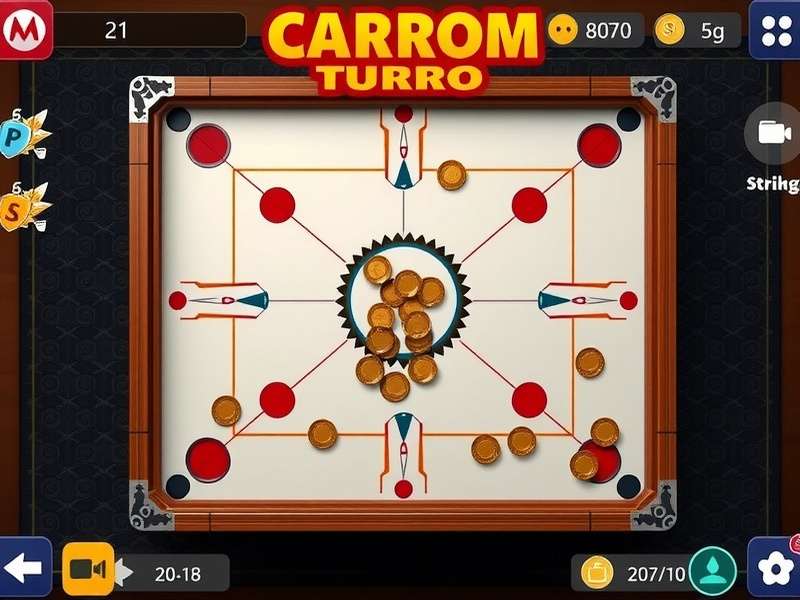 Advanced carrom striking techniques