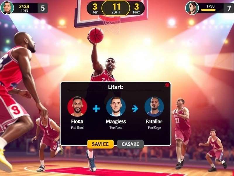 Basket Shining Pro gameplay screenshot showing intense basketball action