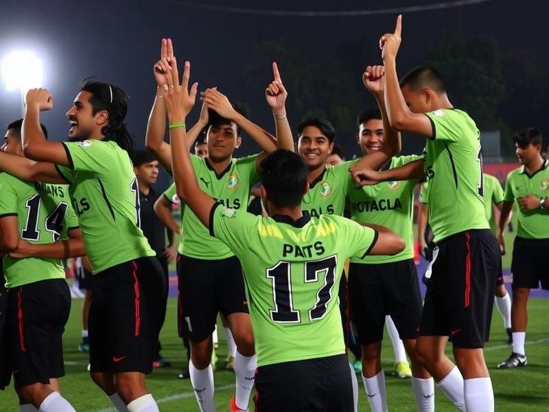 Patna Football Stars team celebration