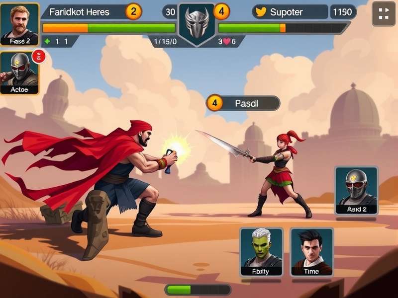 Faridkot Flames Main Characters Faridkot Flames character lineup showing main heroes