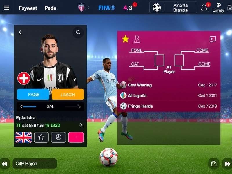 RR FIFA Star player customization interface