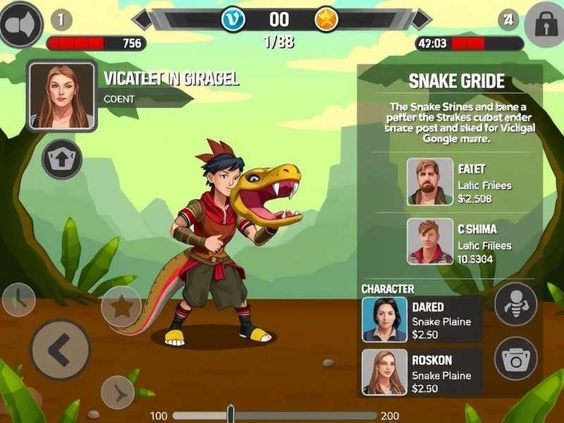 Vicious Viper Striker character selection screen