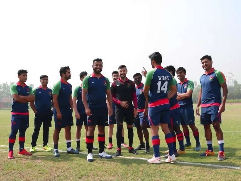 Gujarat Rugby Gladiators celebrating championship victory