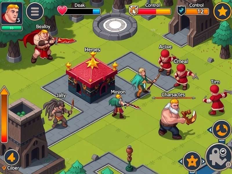 Zip Clash Kings strategy guide showing map control points