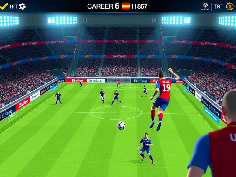 Striker Fiesta Empire career mode progression screen