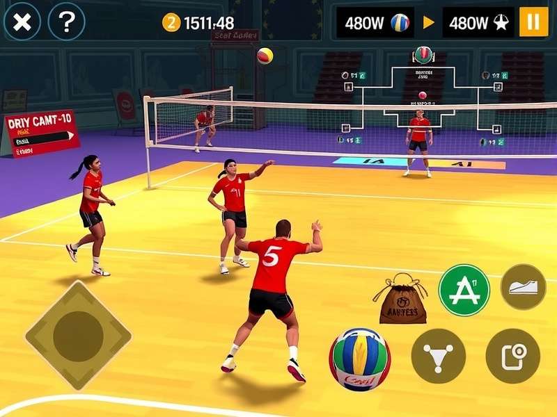 India Volley Champions character customization and equipment options