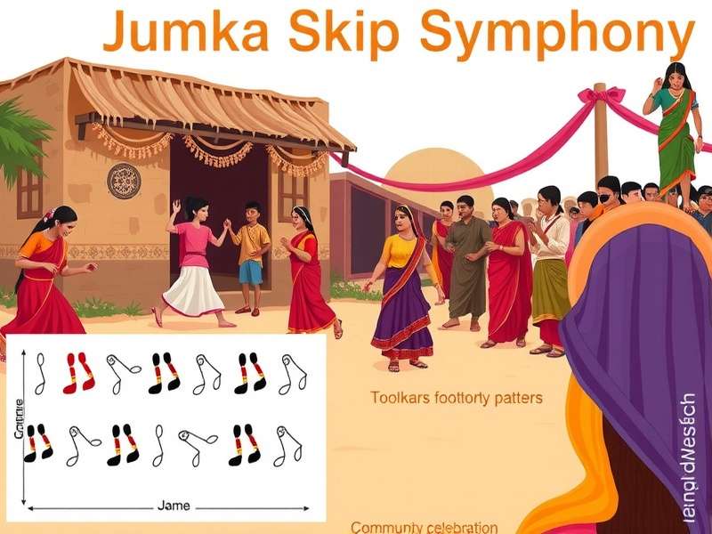 Community celebration with Jhumka Skip Symphony performance