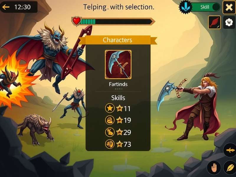 Archero Hero gameplay screenshot showing character battling monsters