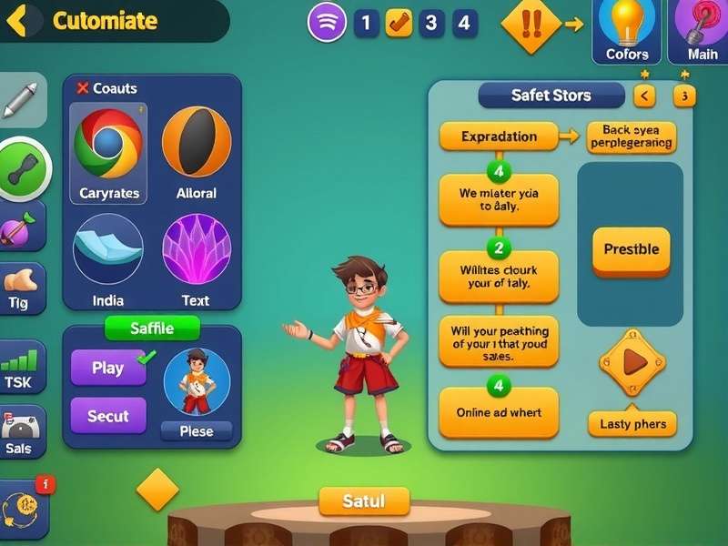 Fast Frollic India Gameplay Fast Frollic India gameplay screenshot showing vibrant colors and characters