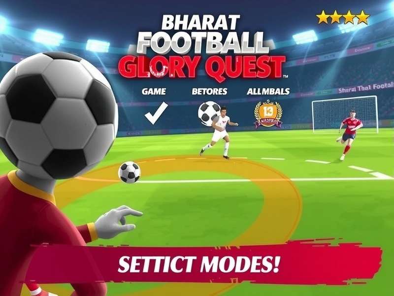 Bharat Football Glory Quest visual details and stadium atmosphere