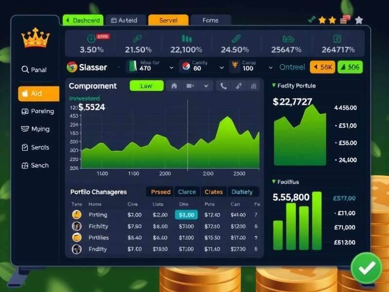 Cash Flow King investment portfolio management screen