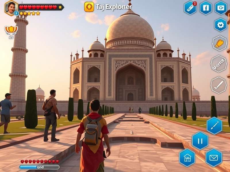 Character interactions in Taj Explorer S Dream game