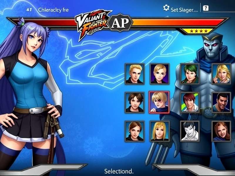 Valiant Fighter Game Cover Art