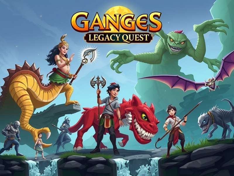 Ganges Legacy Quest - Gameplay Experience Ganges Legacy Quest gameplay screenshot showing combat and exploration