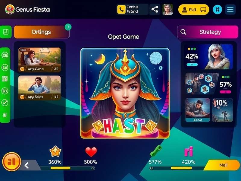 Genius Fiesta Player community event with diverse participants