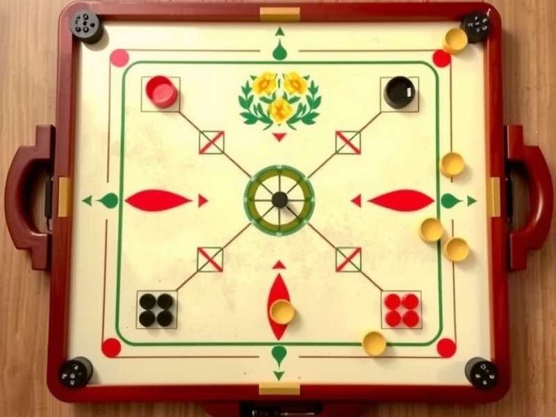 Carrom Power Legendary Edition board setup
