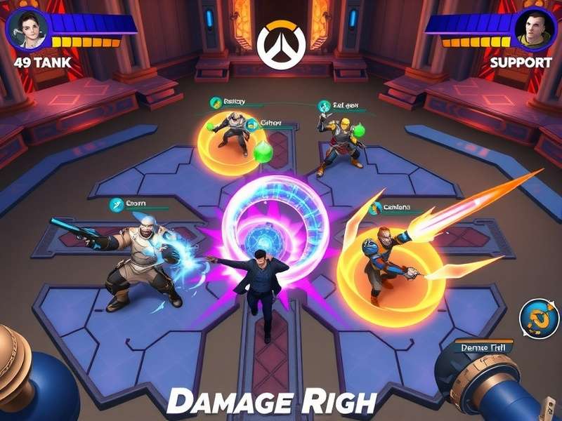 Support hero from Overwatch Legendary Fight