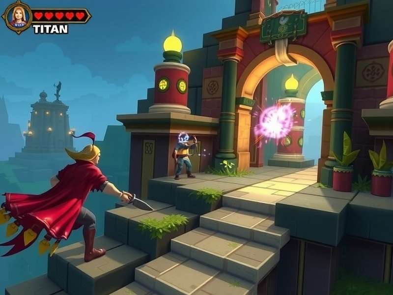 Goa Glad Master Titan gameplay screenshot showing character in action