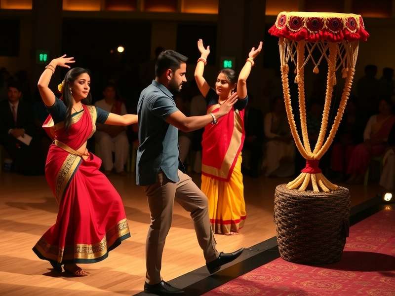 Dandiya dance formation patterns