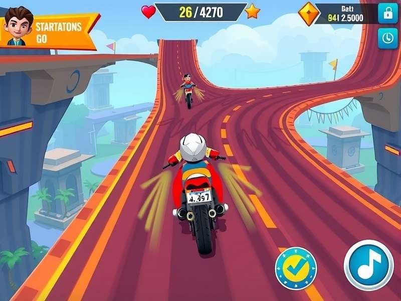 Dash Legend gameplay screenshot showing vibrant Indian-inspired racetrack