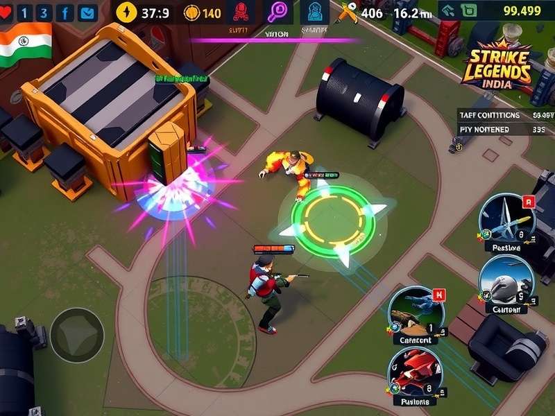 Strategic Map Layout in Strike Legend India Strike Legend India map layout showing strategic positions