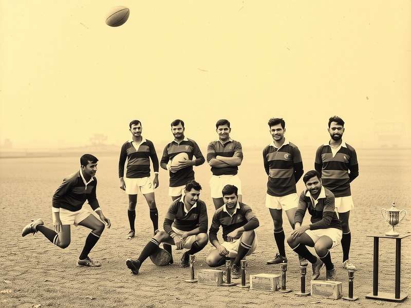 Vadodara Rugby Elite team in action during a match