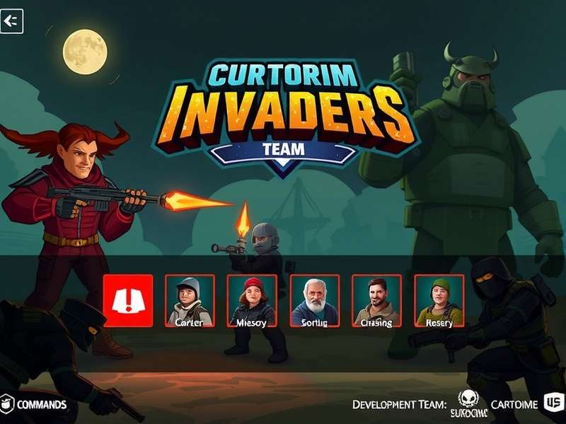 Curtorim Commandos Invaders Character Roster Curtorim Commandos Invaders character selection screen
