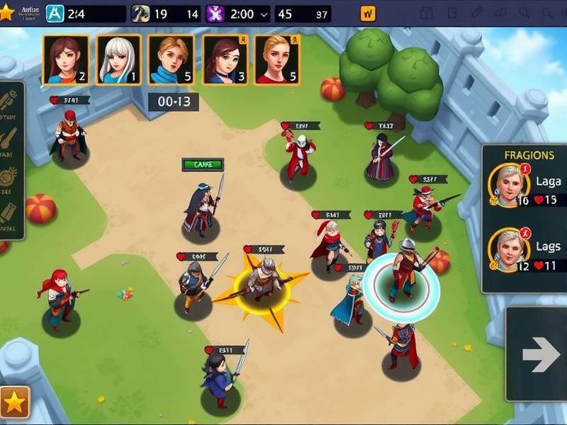 Advanced Battle Formations in Anise Mighty Ruler Advanced battle strategy in Anise Mighty Ruler showing troop formations