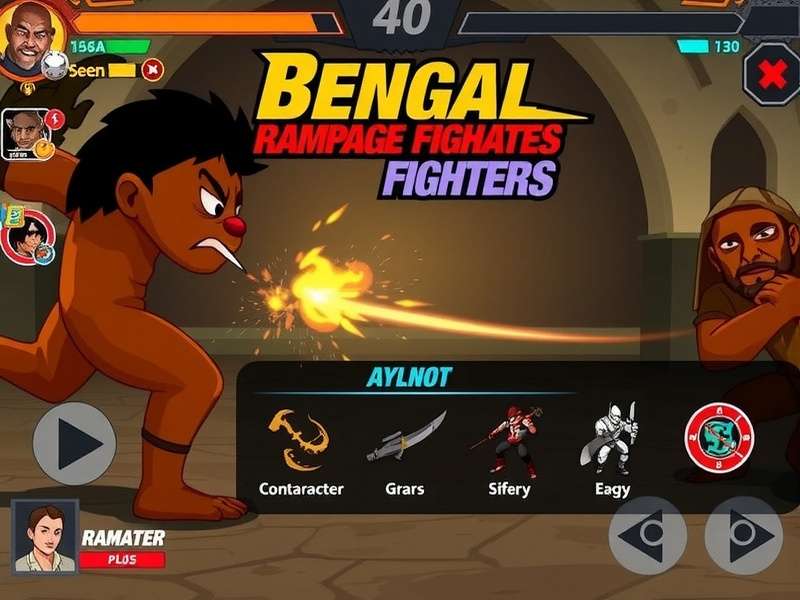 Bengal Rampage Fighters character abilities showcase