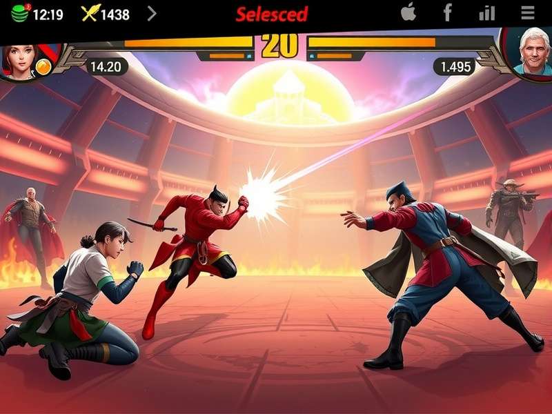 Scorching Strike Gameplay Scorching Strike gameplay screenshot showing character combat